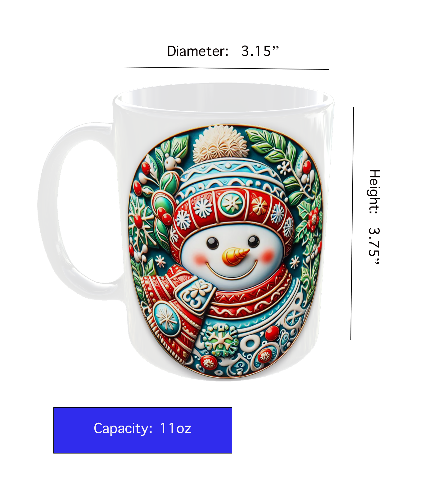 Snowy Joy-mug 11 oz