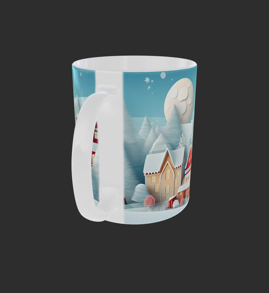 Taza Navideña – Pueblo Invernal Mágico _ 11 oz