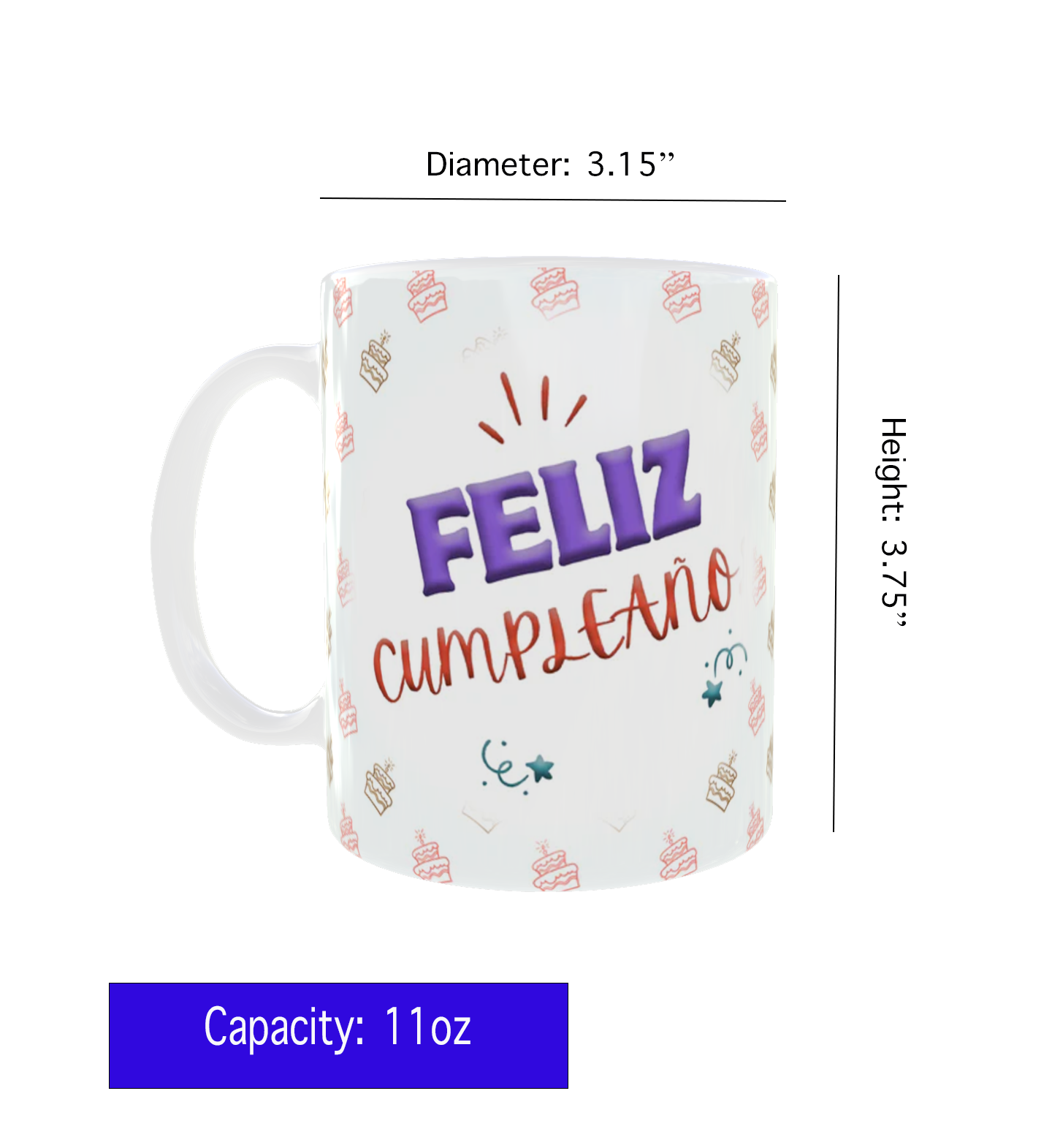 Personalized “Happy Birthday” Mug